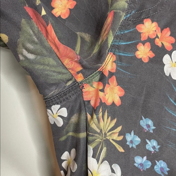 MOTHER | Women’s The Quickie Greaser Ankle Pants Floral Print Size Medium - Picture 5 of 10